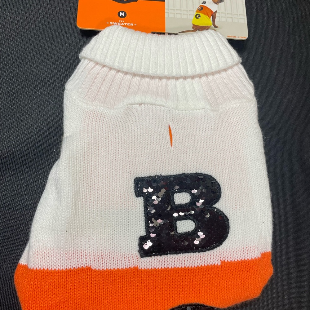 Dog outfit Halloween Boo dog clothing sweater - Picture 4 of 9